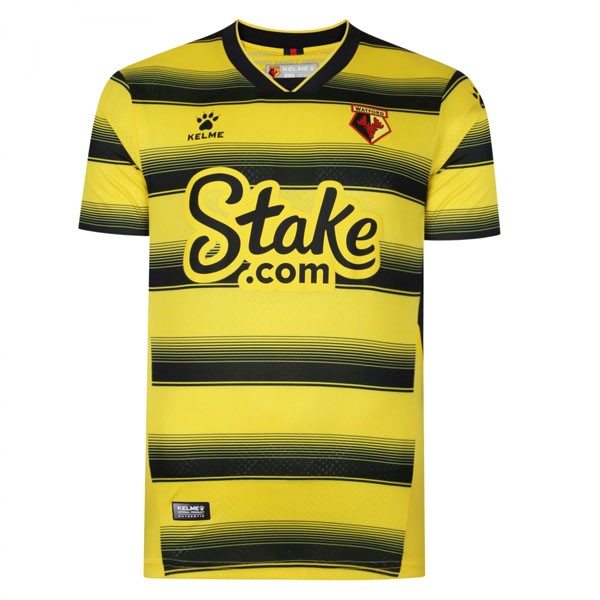 Heimtrikot Watford 2021-2022 Gelb Günstige Fußballtrikots